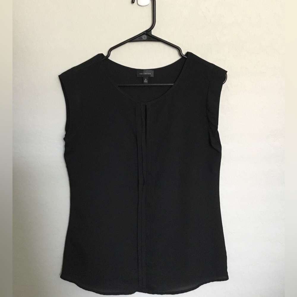 Black Sheer Sleeveless Top